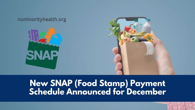 New SNAP (Food Stamp) Payment Schedule Announced for December