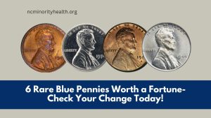 6 Rare Blue Pennies Worth a Fortune- Check Your Change Today!