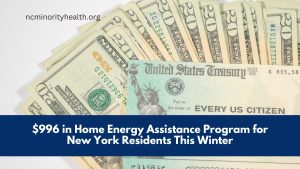 $996 in Home Energy Assistance Program for New York Residents This Winter