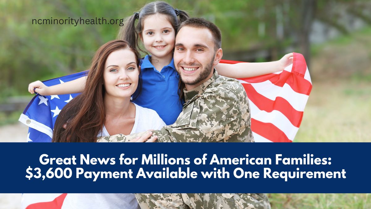 Great News for Millions of American Families: $3,600 Payment Available with One Requirement