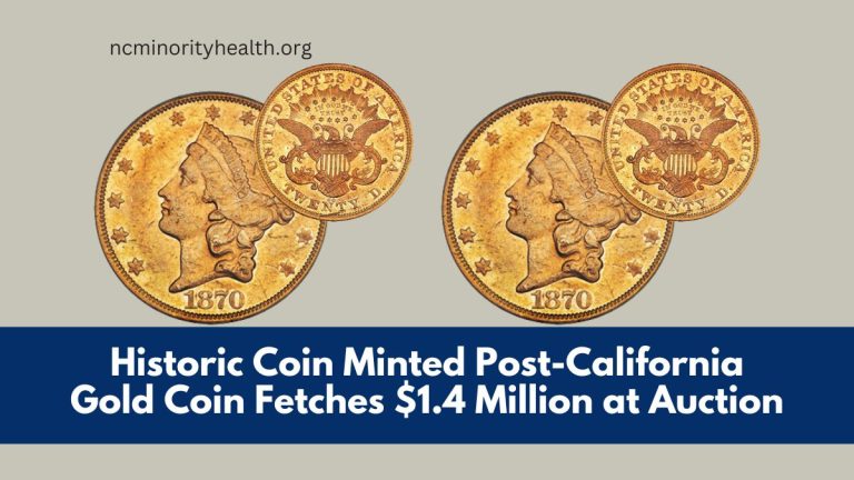 Historic Coin Minted Post-California Gold Coin Fetches $1.4 Million at Auction