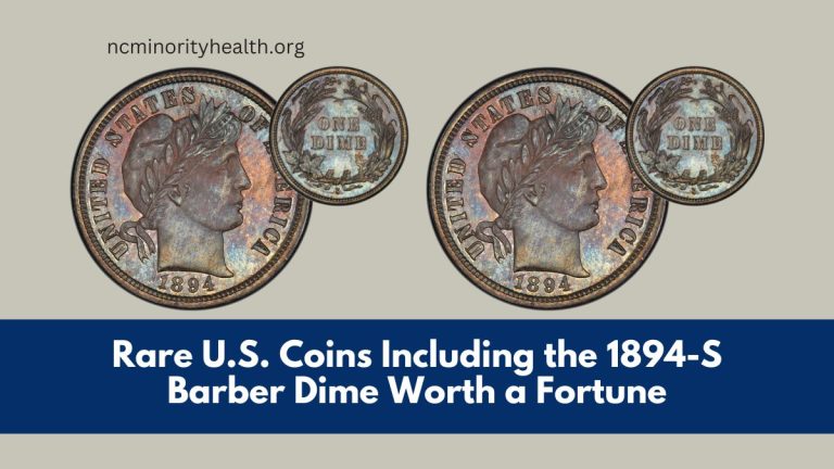 Rare U.S. Coins Including the 1894-S Barber Dime Worth a Fortune